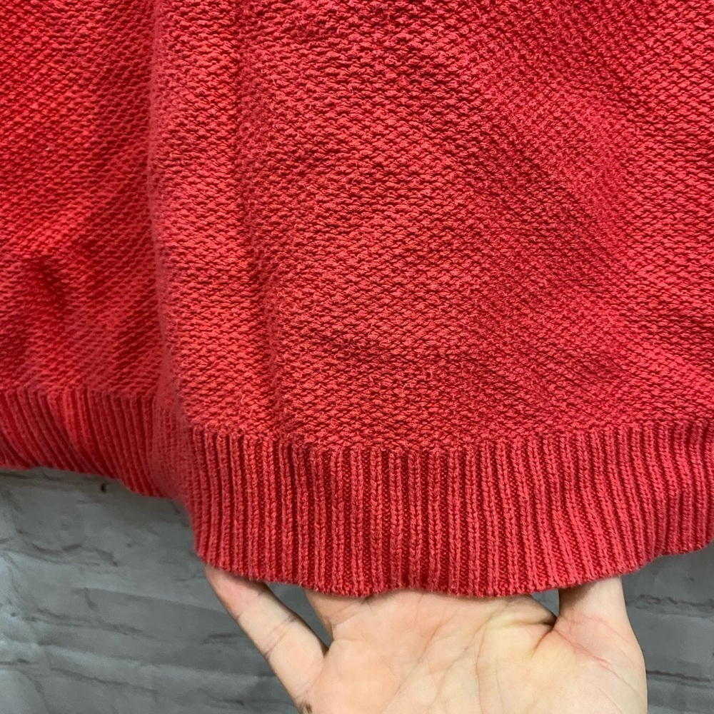 J.Jill Zip Up V-Neck Knit Cardigan Womens Size Medium Salmon Color - Picture 8 of 12